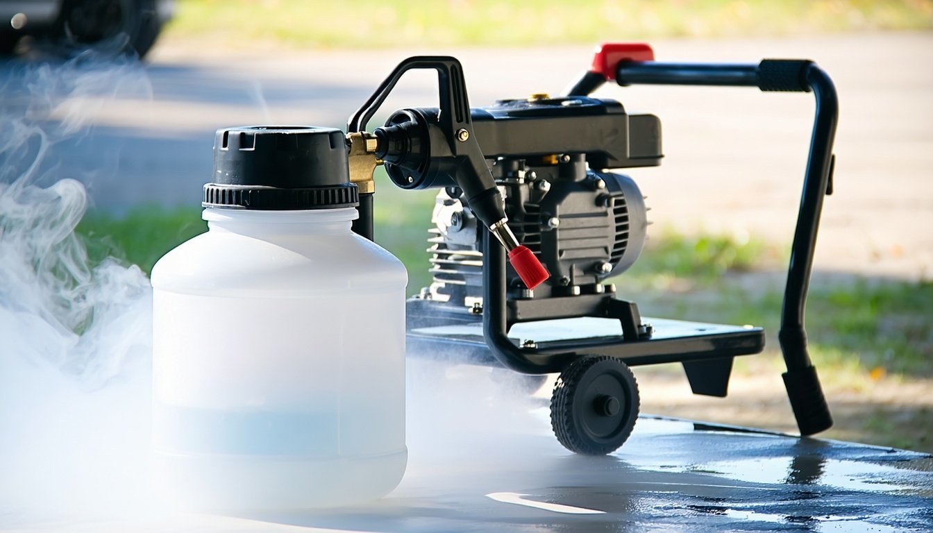 Professional paint sprayer purchased through equipment financing