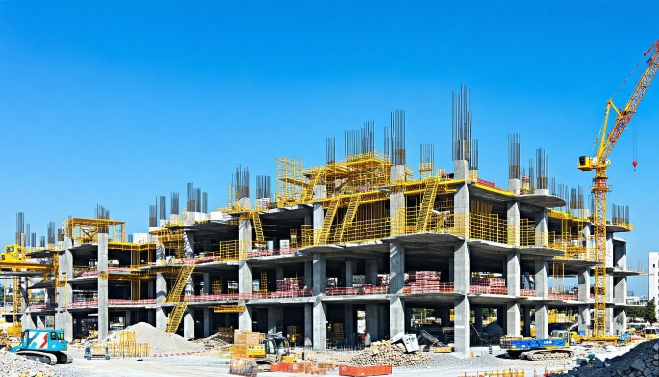 Heavy construction equipment purchased through equipment financing